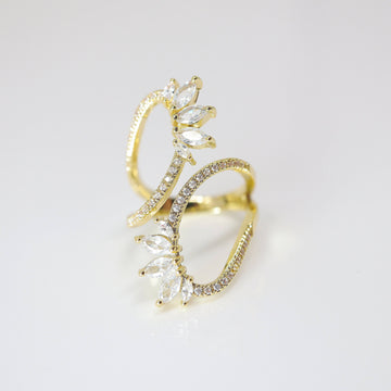 CZ  Wild Infinite Love Statement Ring, Engagement Ring, Promise Ring For a Friend, Friendship ring.